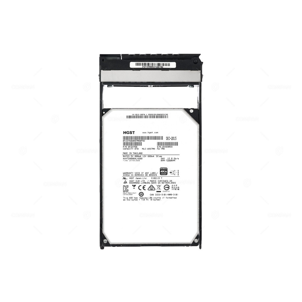 02350MQH HUAWEI HDD 8TB 7.2K SAS 12G 4KN 3.5 LFF FOR OCEANSTOR 5500 V3